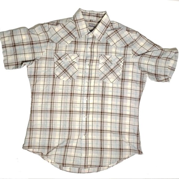 Levi's Other - Vintage Levis Strauss & Co. Western Snap Button L Short sleeve